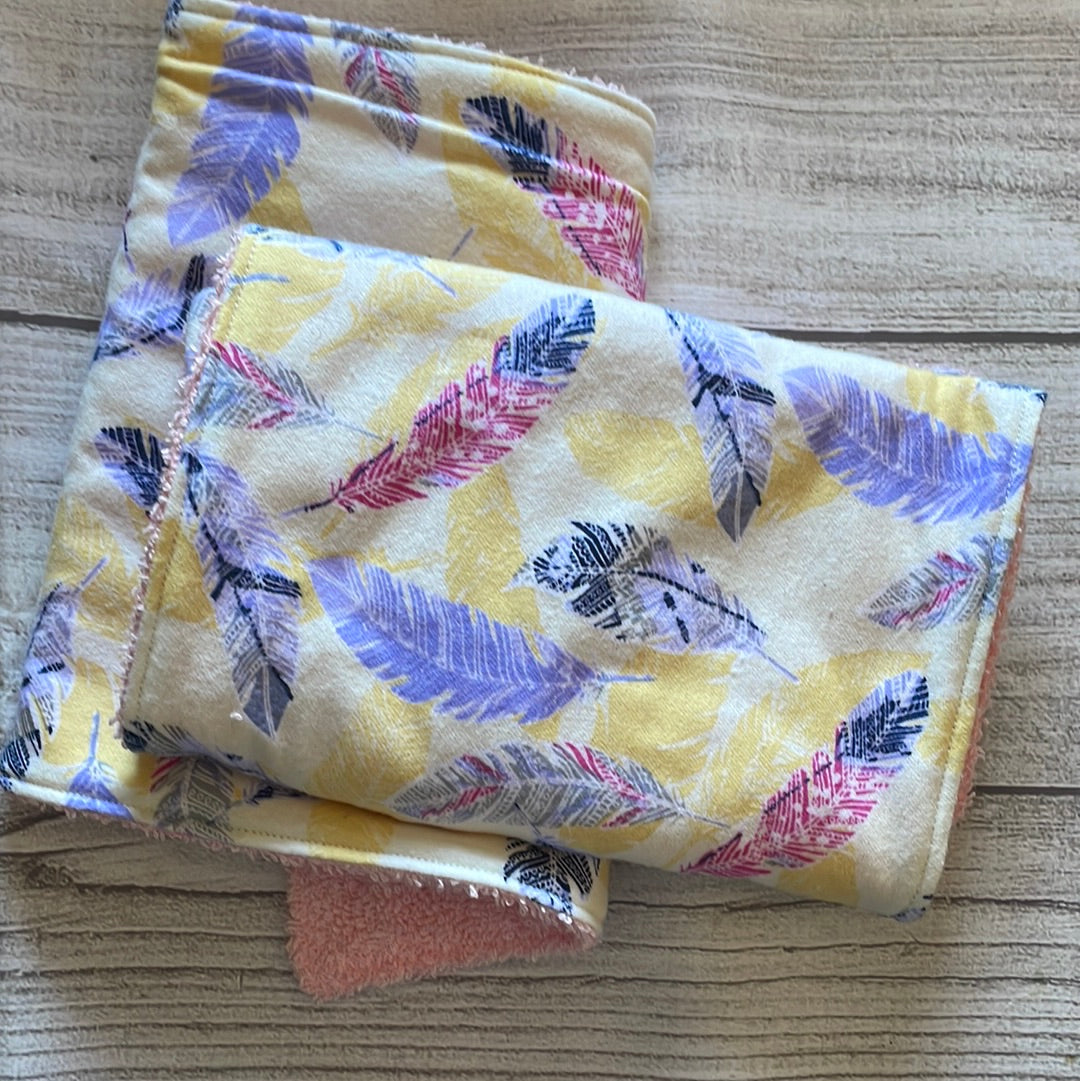 Set of 2 Burp Cloths, Baby Shower Gift