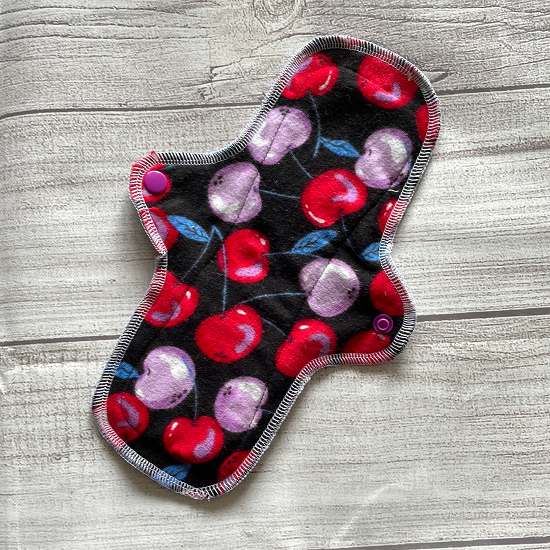 Black Cherries Reusable Menstrual Period Pad