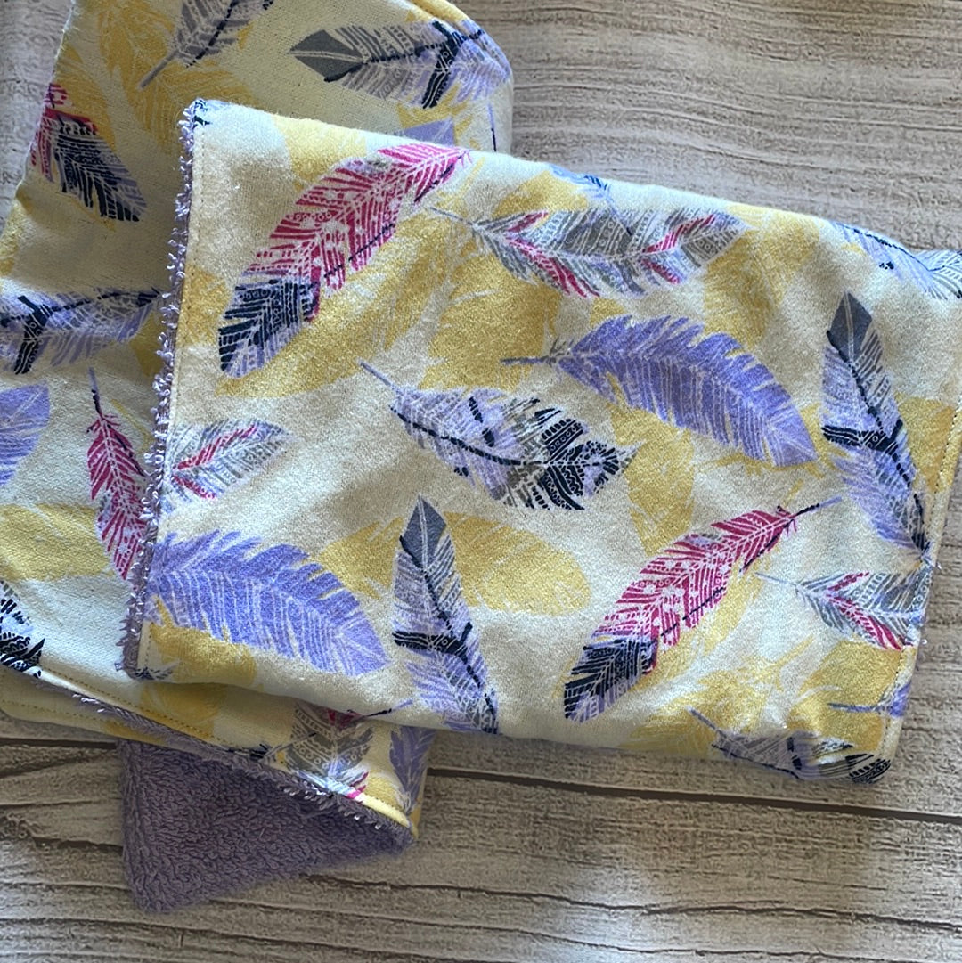 Set of 2 Burp Cloths, Baby Shower Gift