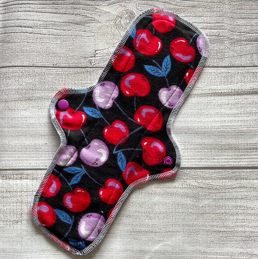 Black Cherries Reusable Menstrual Period Pad