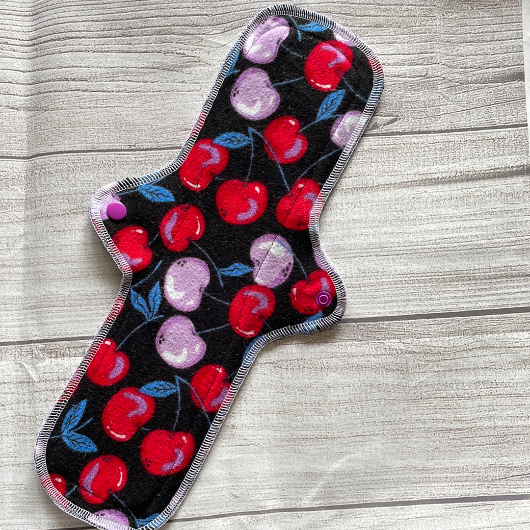 Black Cherries Reusable Menstrual Period Pad