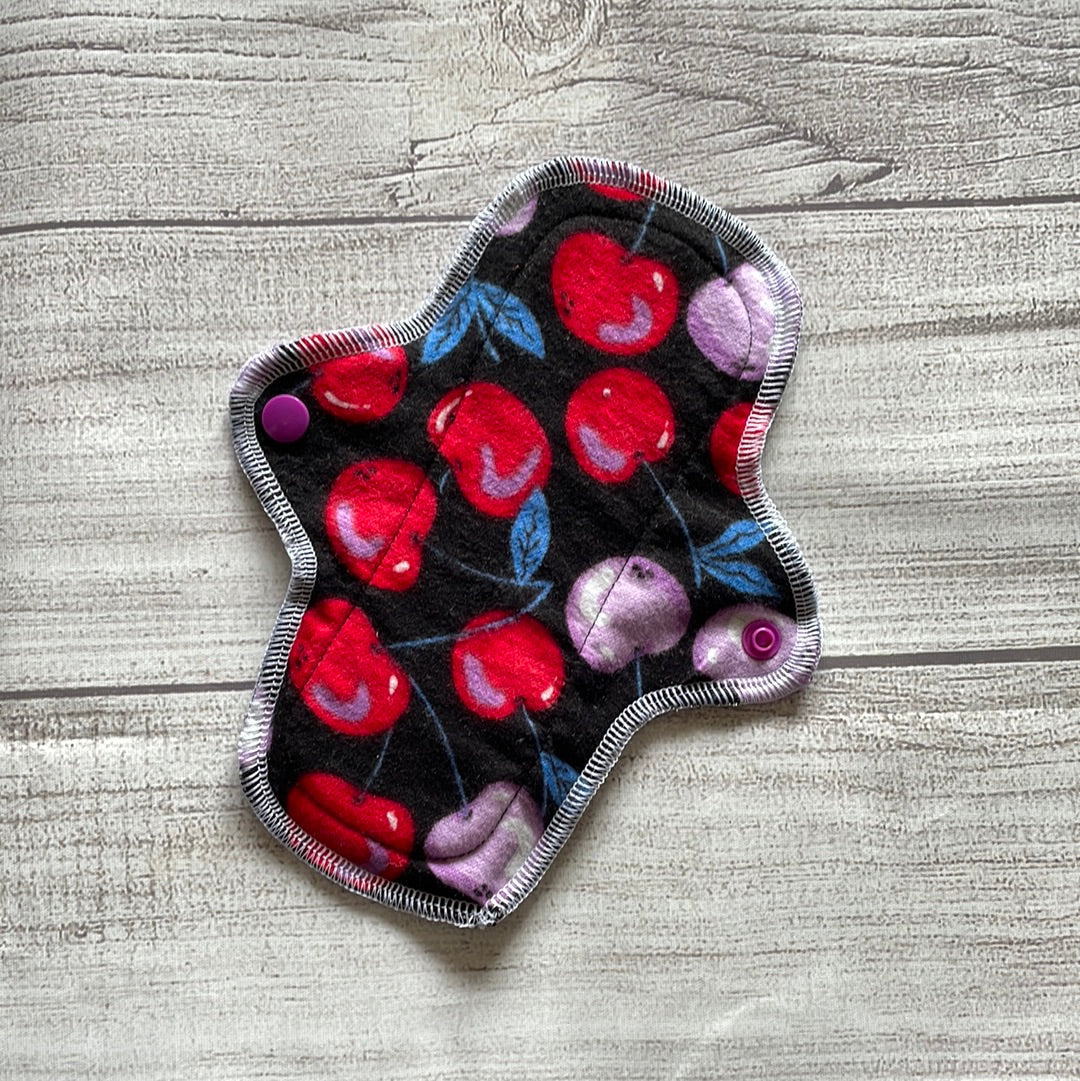 Black Cherries Reusable Menstrual Period Pad