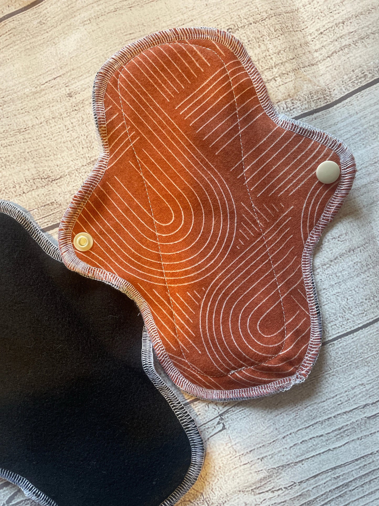 Copper Geometric Reusable Menstrual Period Pad